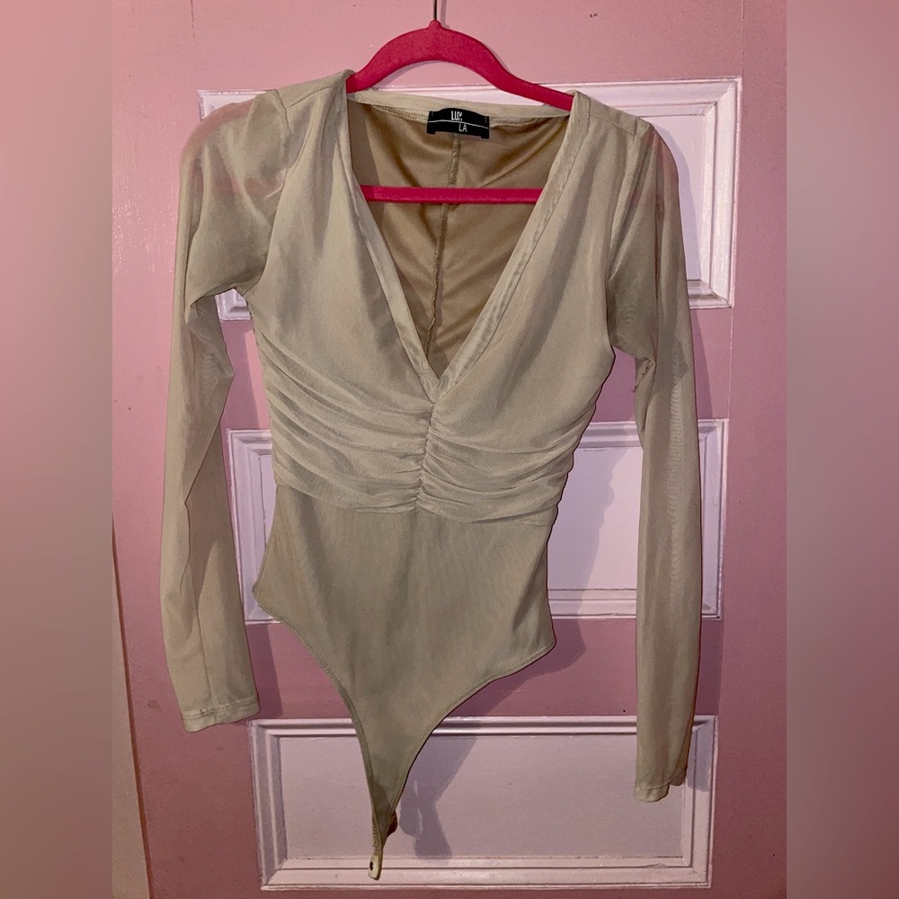 Tan Bodysuit